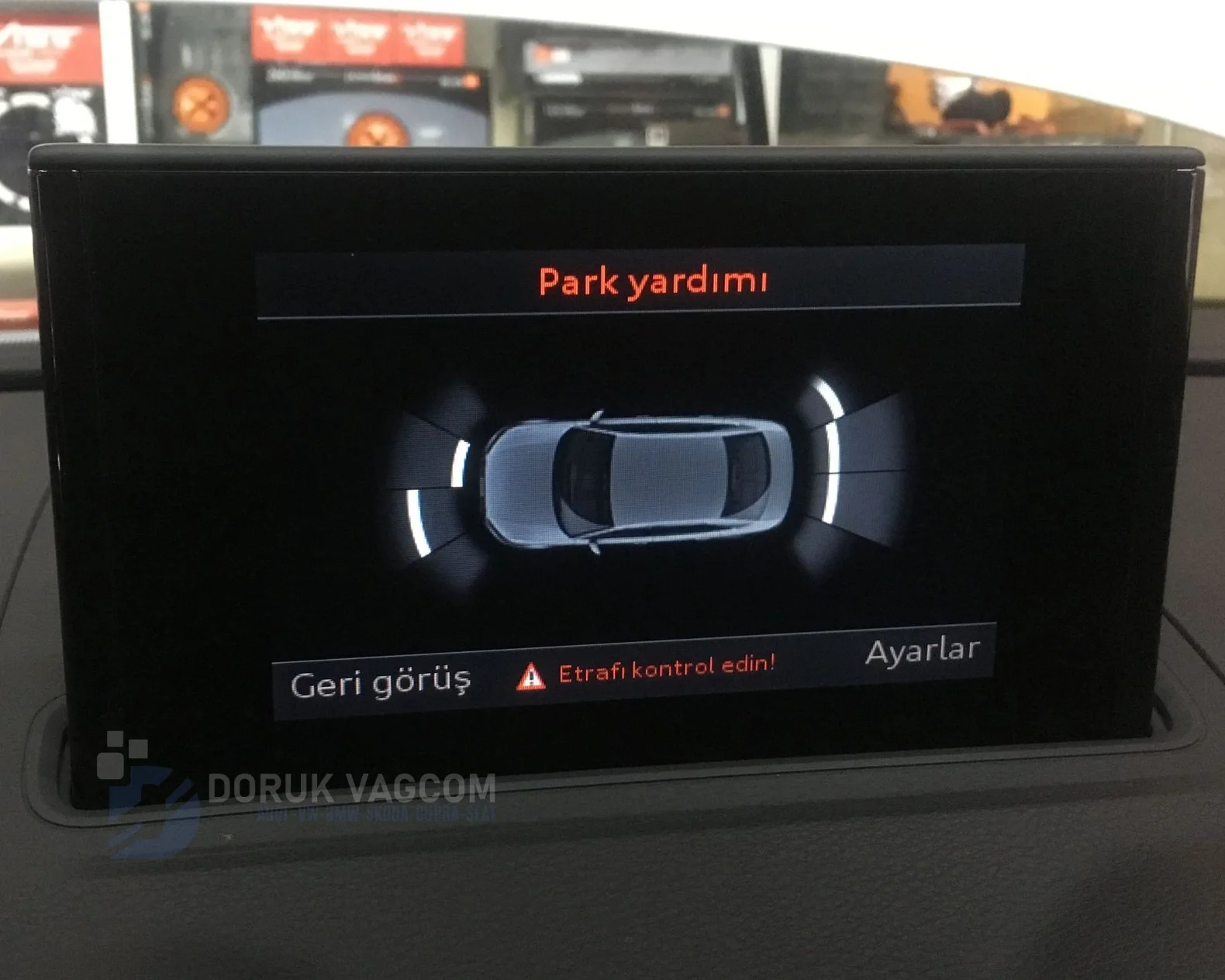 Audi A3 8V 2012-2020 PARK SENSÖRÜ MONTAJI Montajı - Detay Görsel 5 -Doruk Vagcom