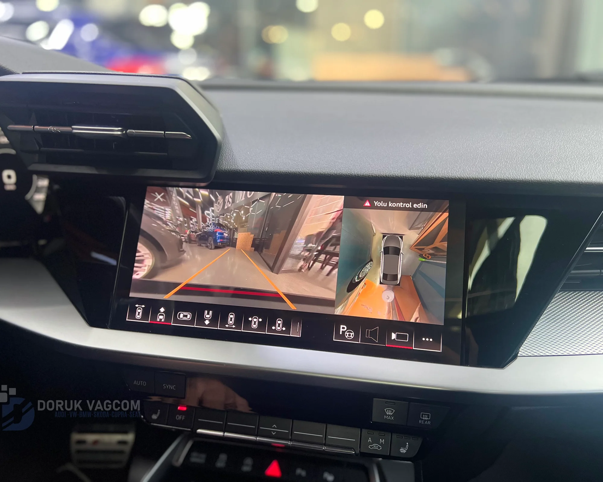 Audi A3 8Y 2021 360 ÇEVRE GÖRÜŞ KAMERA MONTAJI Montajı - Detay Görsel 5 -Doruk Vagcom