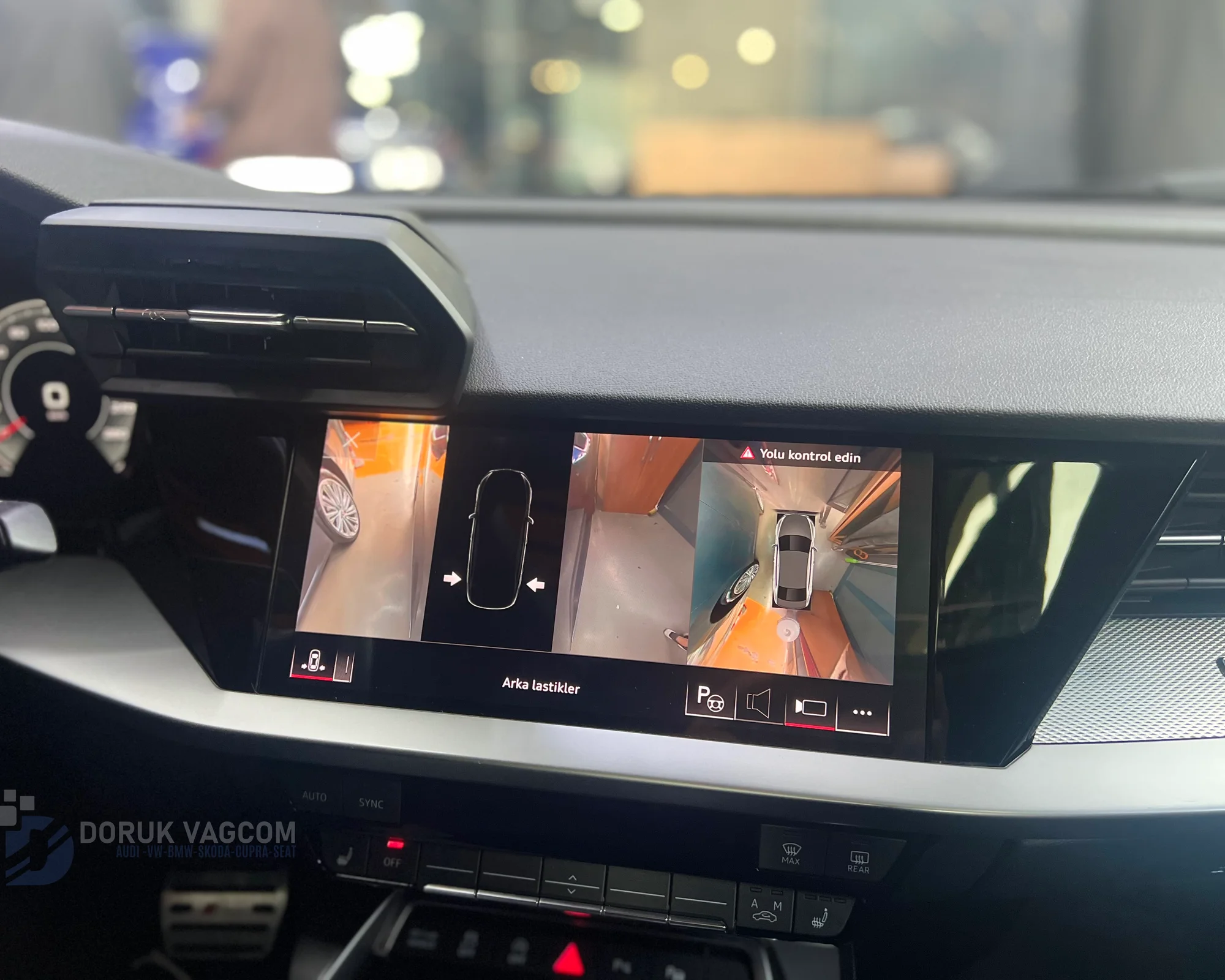 Audi A3 8Y 2021 360 ÇEVRE GÖRÜŞ KAMERA MONTAJI Montajı - Detay Görsel 1 -Doruk Vagcom