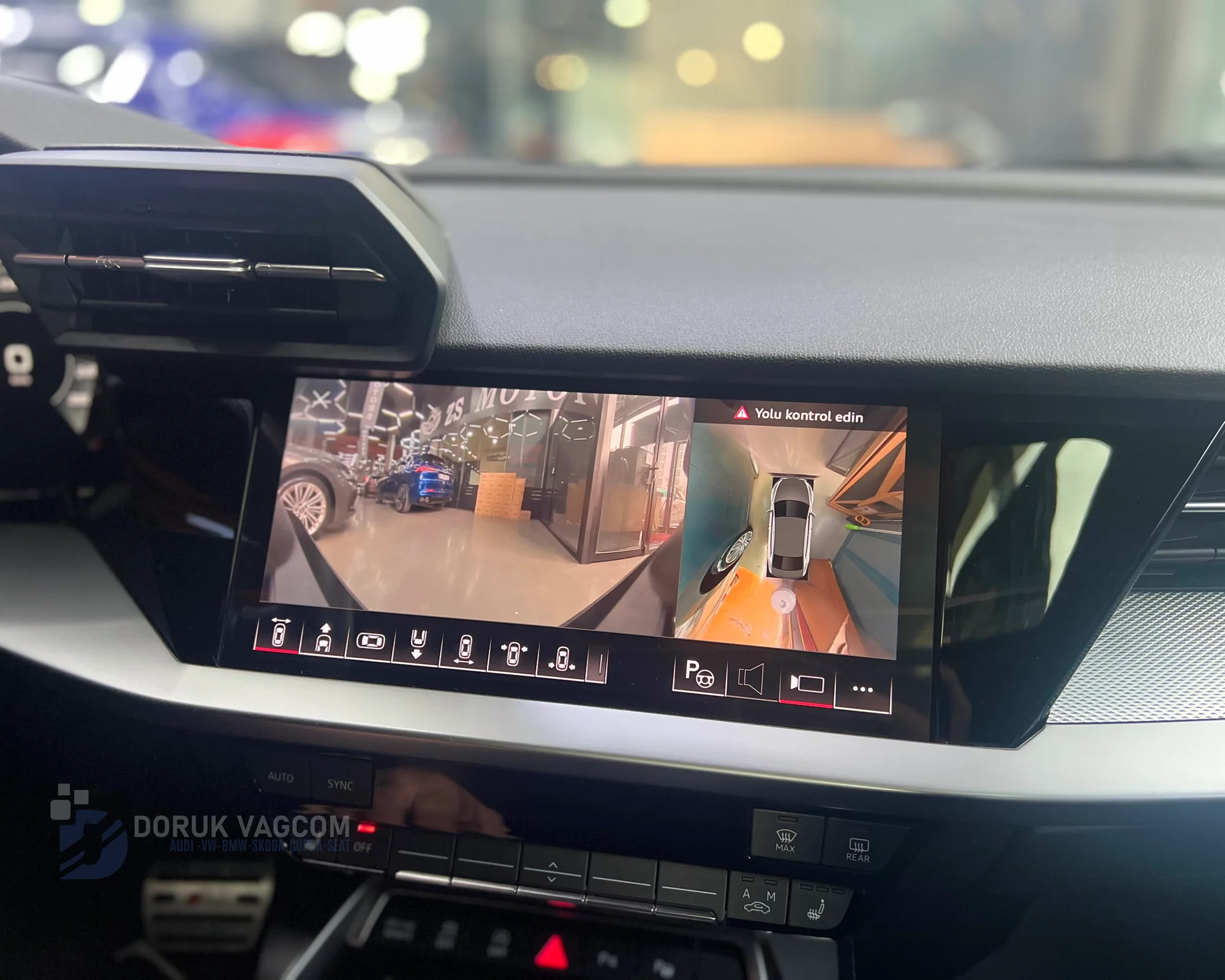 Audi A3 8Y (2020-2026) Audi A3 8Y 360 Kamera / Çevre Görüş Kamerası Montajı Navigasyon Multimedya Montajı