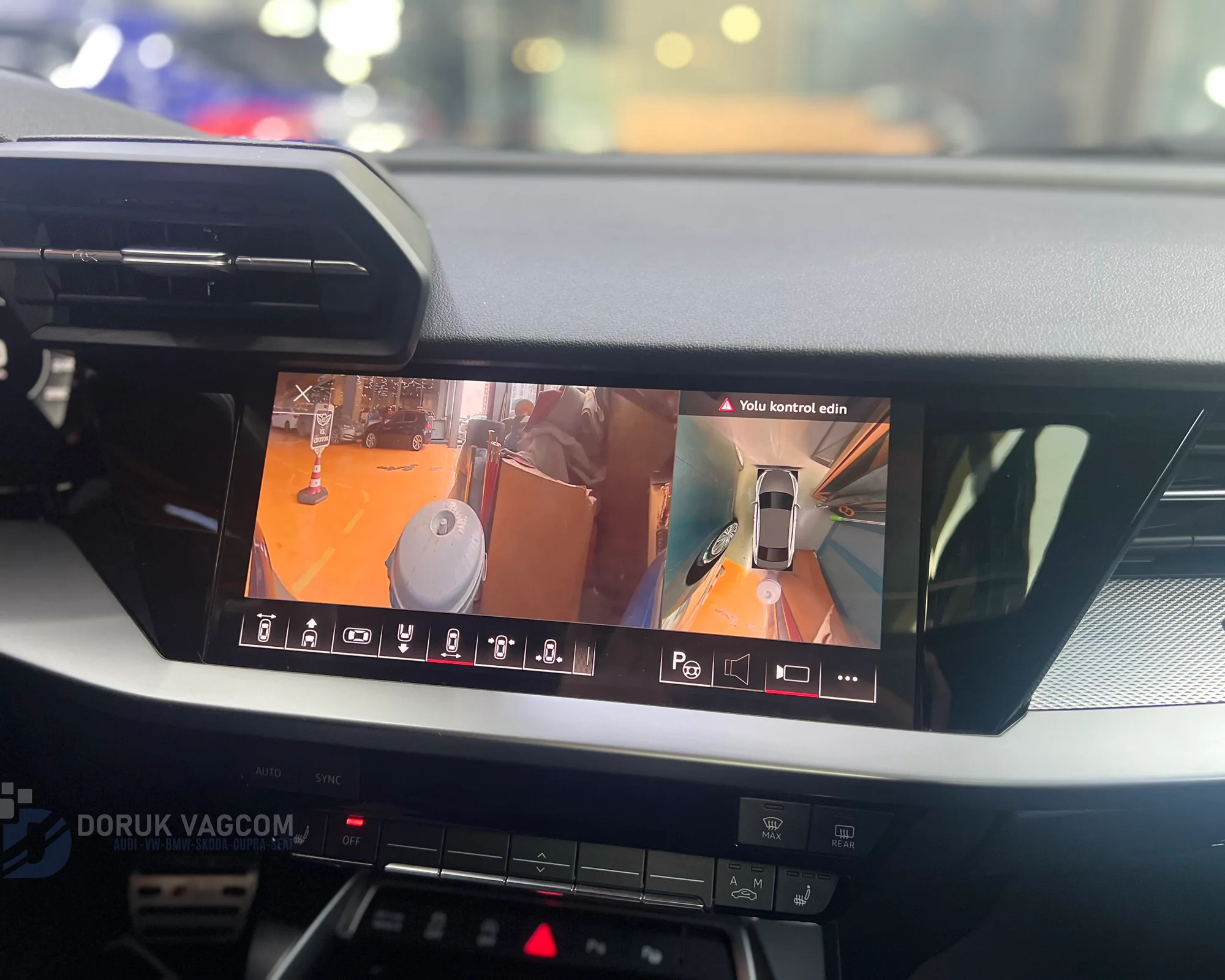 Audi A3 8Y 2021 360 ÇEVRE GÖRÜŞ KAMERA MONTAJI Montajı - Detay Görsel 3 -Doruk Vagcom