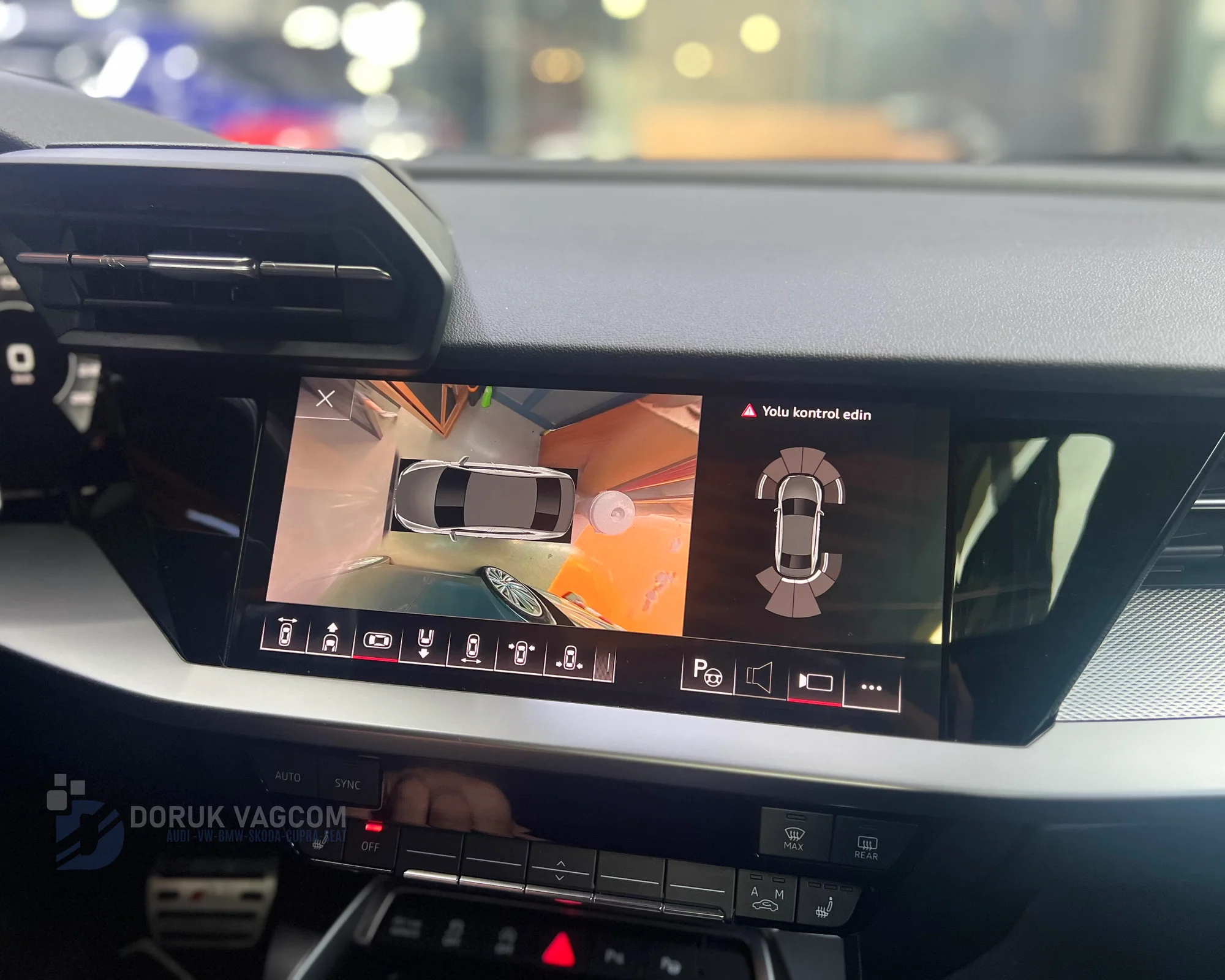 Audi A3 8Y 2021 360 ÇEVRE GÖRÜŞ KAMERA MONTAJI Montajı - Detay Görsel 4 -Doruk Vagcom