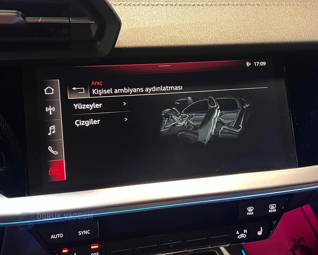 Audi A3 8Y 2020-2026 AMBİYANS AYDINLATMA MONTAJI Montajı - Detay Görsel 6 -Doruk Vagcom
