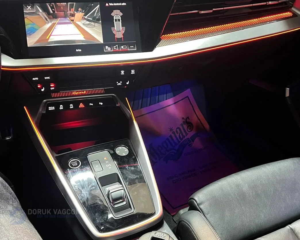 Audi A3 8Y 2020-2026 AMBİYANS AYDINLATMA MONTAJI Montajı - Detay Görsel 4 -Doruk Vagcom