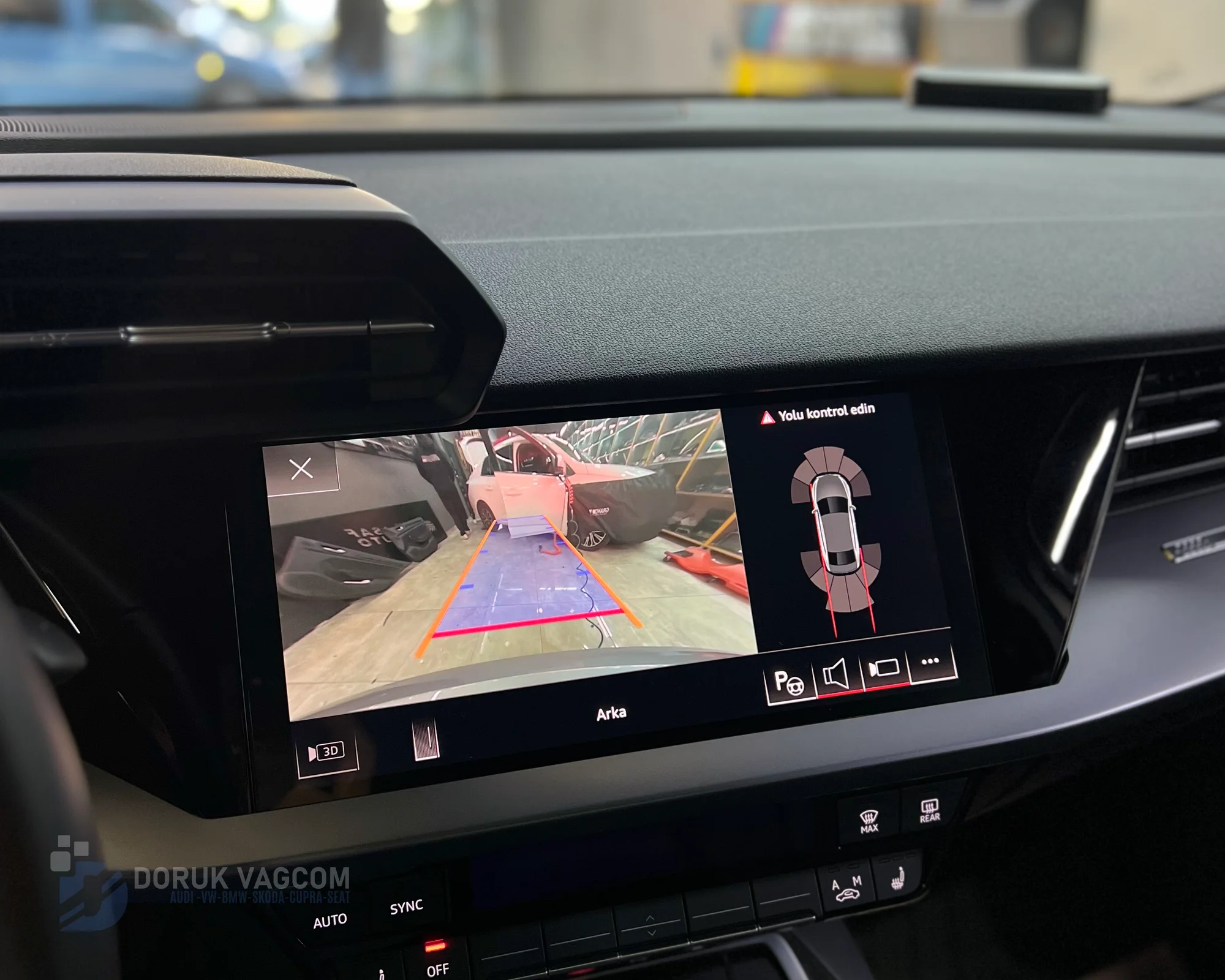 Audi A3 8Y (2020-2026) Audi A3 8Y Orijinal Geri Görüş Kamerası Montajı Navigasyon Multimedya Montajı