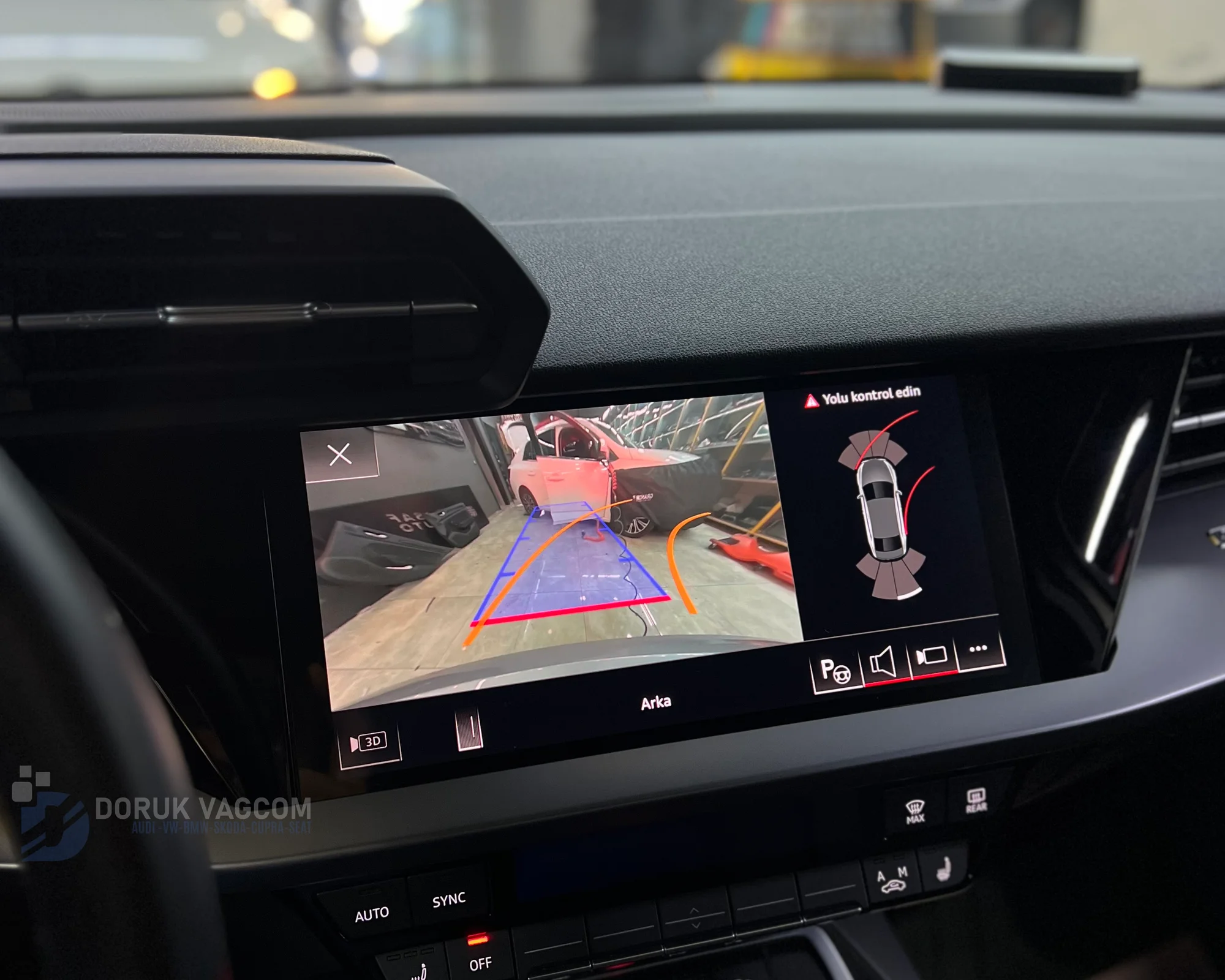 Audi A3 8Y 2026 GERİ GÖRÜŞ KAMERASI MONTAJI Montajı - Detay Görsel 2 -Doruk Vagcom