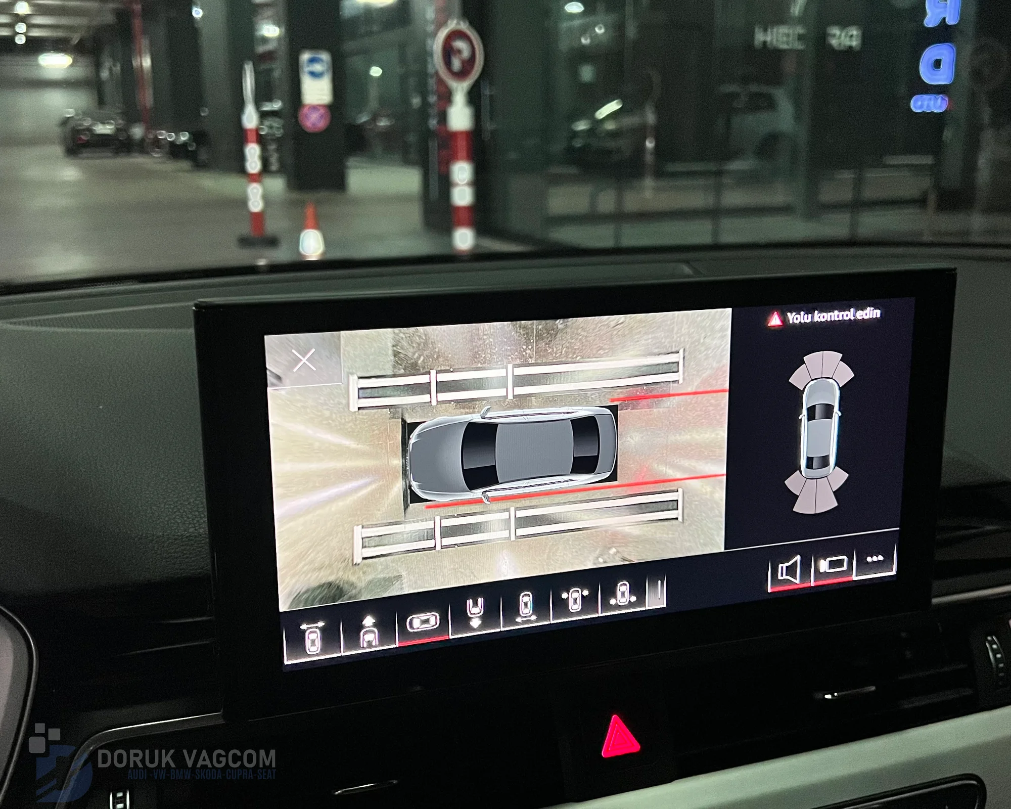 Audi A4 B9 2018 360 ÇEVRE GÖRÜŞ KAMERA MONTAJI Montajı - Detay Görsel 6 -Doruk Vagcom