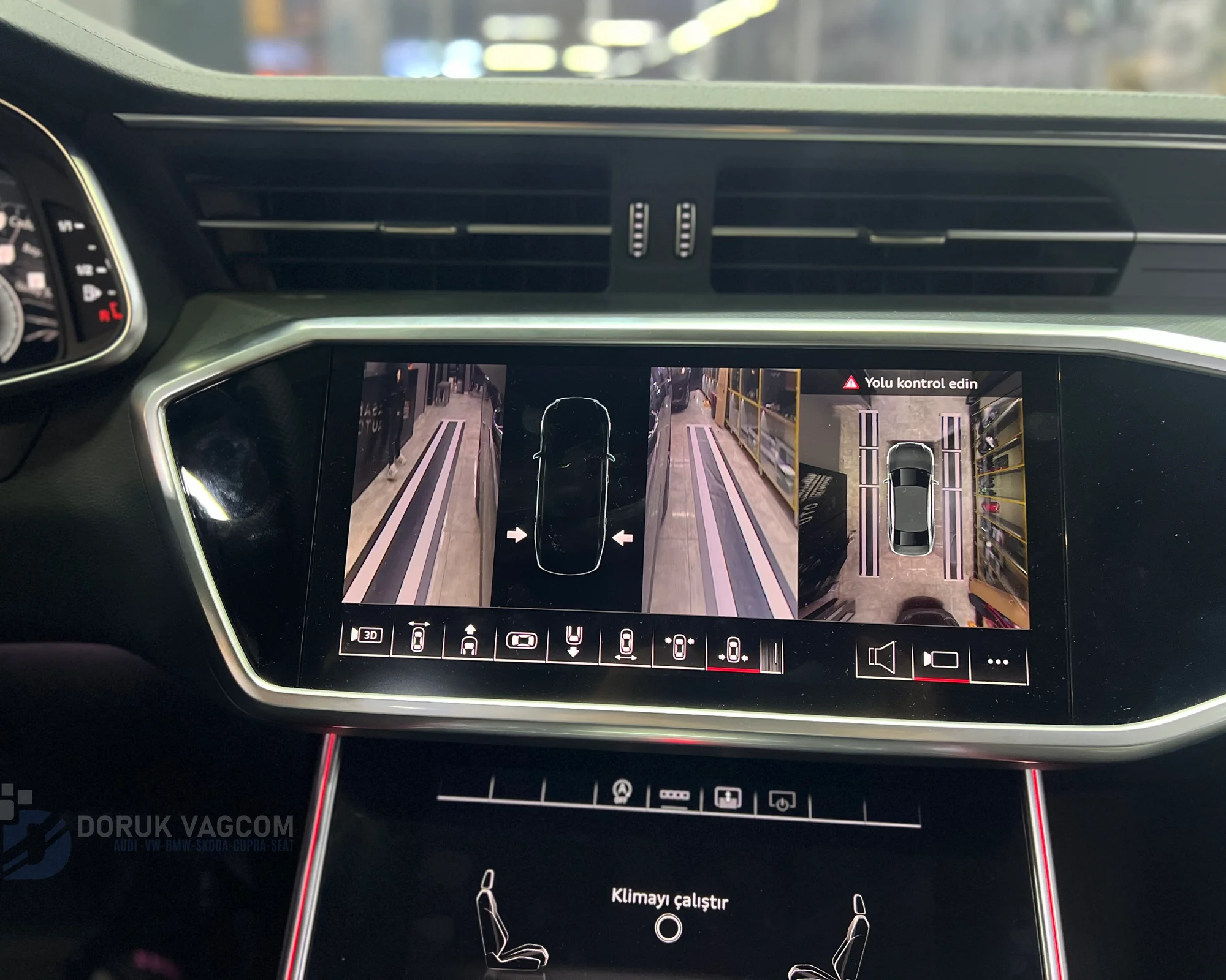 Audi A6 C8 2020 360 ÇEVRE GÖRÜŞ KAMERA MONTAJI Montajı - Detay Görsel 4 -Doruk Vagcom