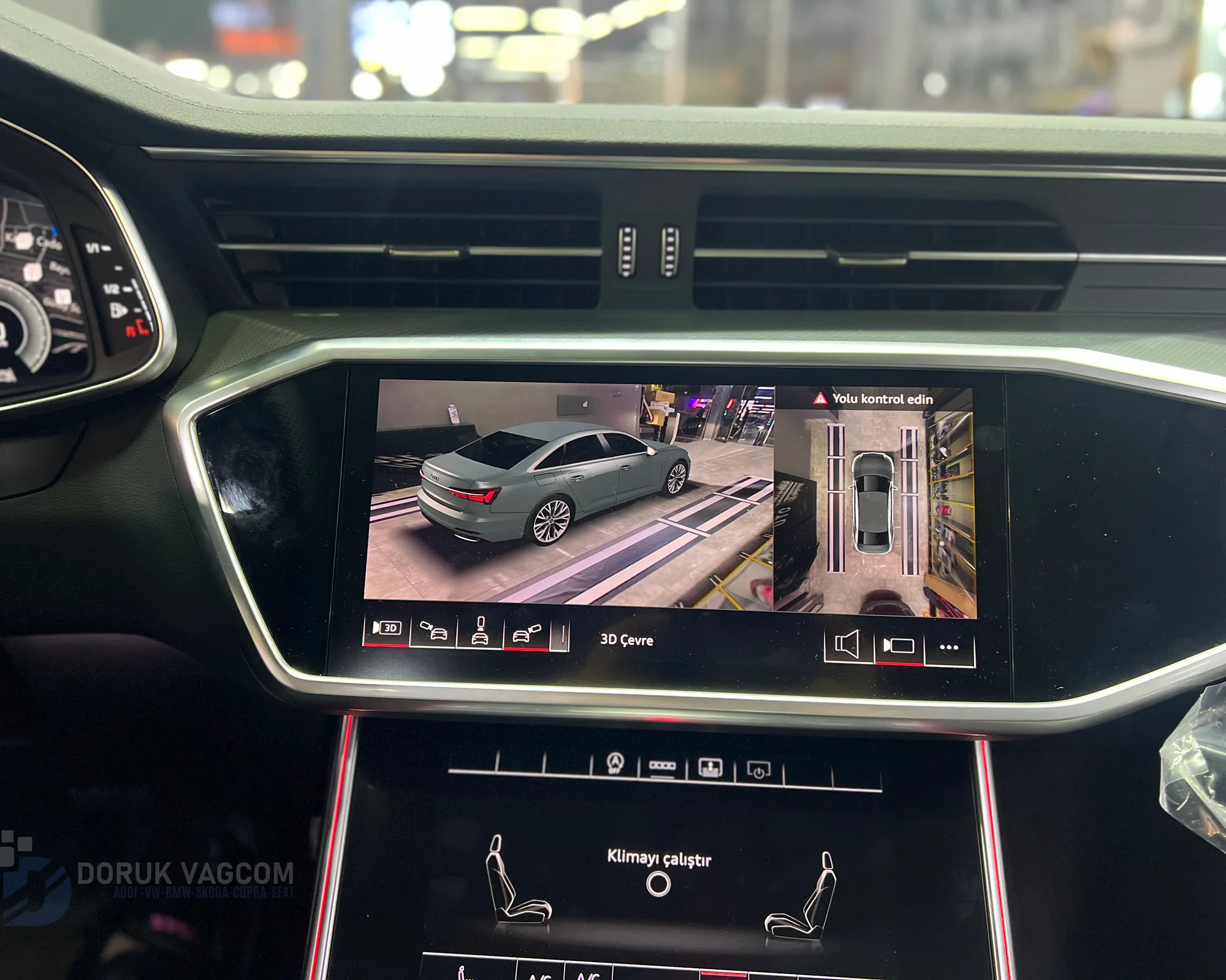 Audi A6 C8 2020 360 ÇEVRE GÖRÜŞ KAMERA MONTAJI Montajı - Detay Görsel 1 -Doruk Vagcom