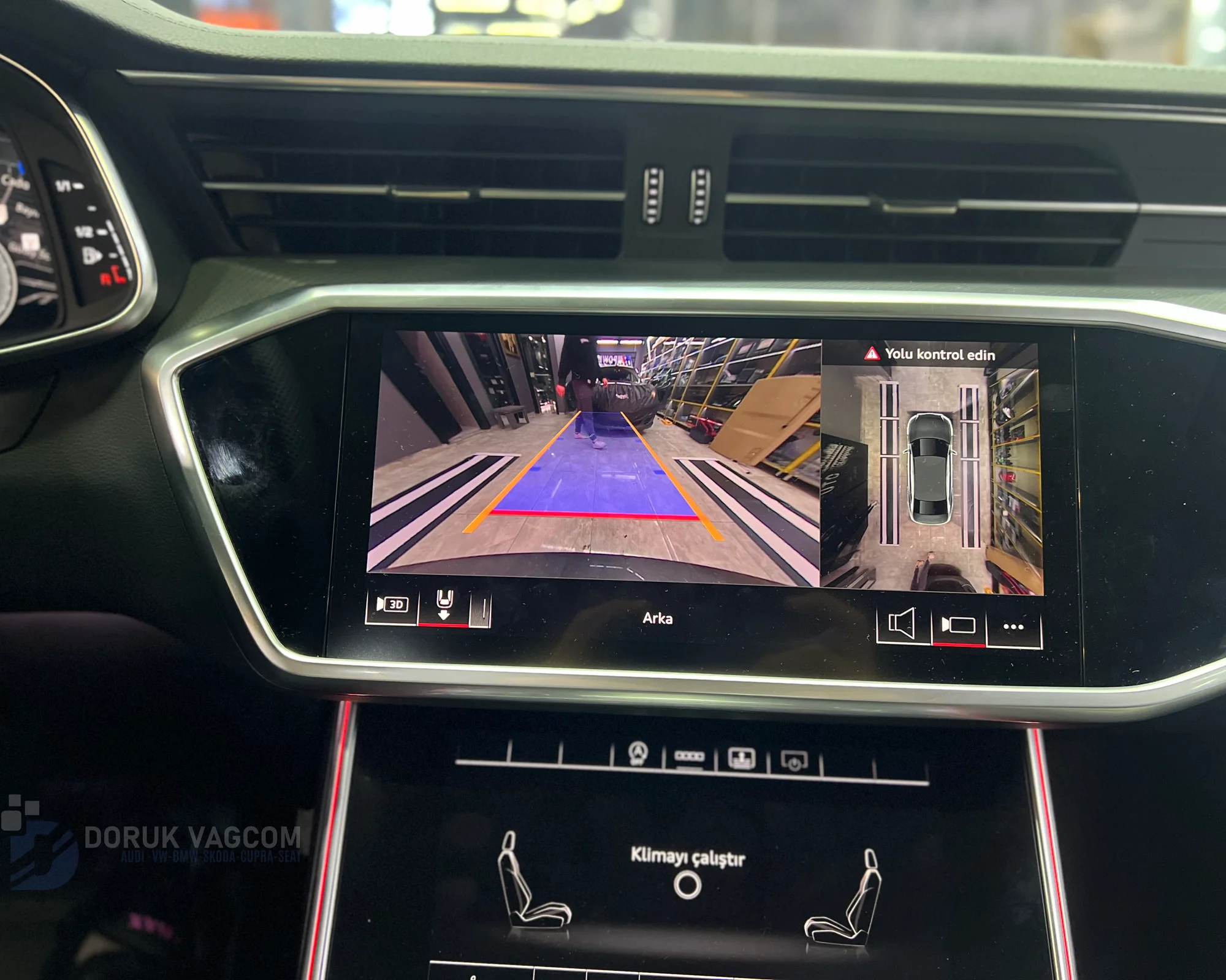 Audi A6 C8 2020 360 ÇEVRE GÖRÜŞ KAMERA MONTAJI Montajı - Detay Görsel 7 -Doruk Vagcom