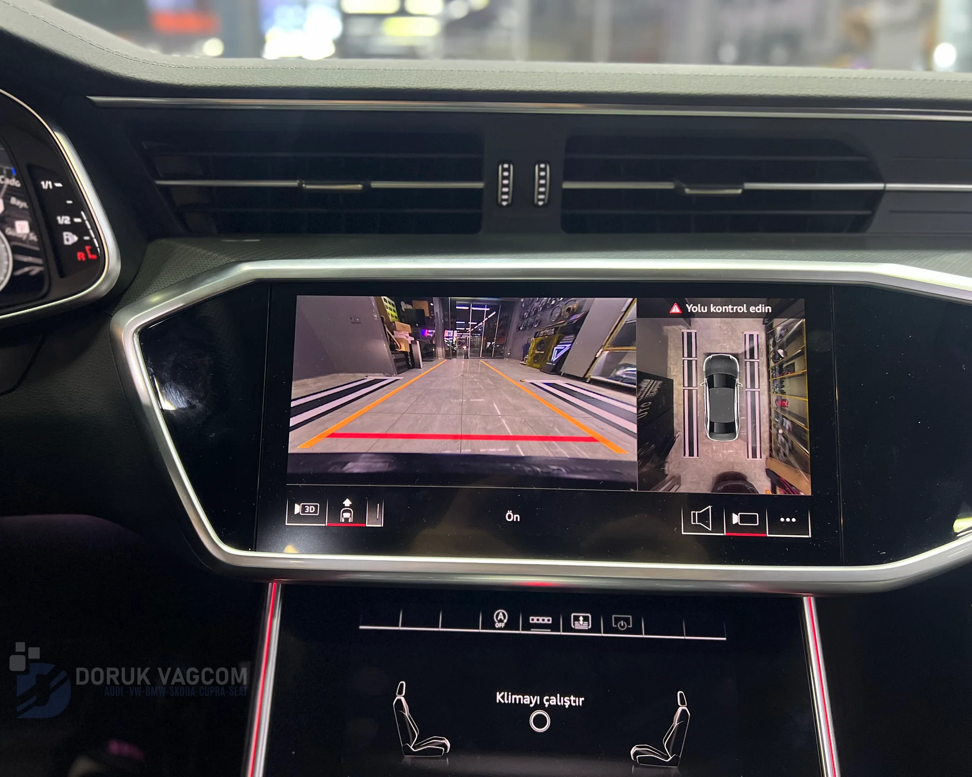 Audi A6 C8 2020 360 ÇEVRE GÖRÜŞ KAMERA MONTAJI Montajı - Detay Görsel 8 -Doruk Vagcom
