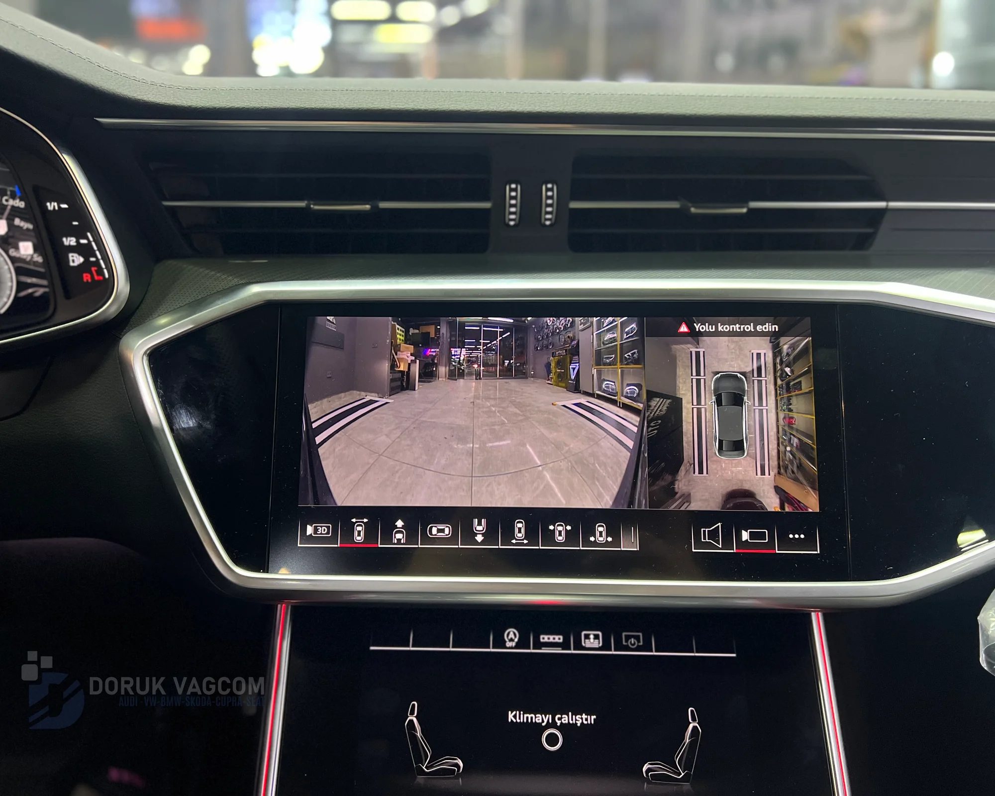 Audi A6 C8 2020 360 ÇEVRE GÖRÜŞ KAMERA MONTAJI Montajı - Detay Görsel 9 -Doruk Vagcom
