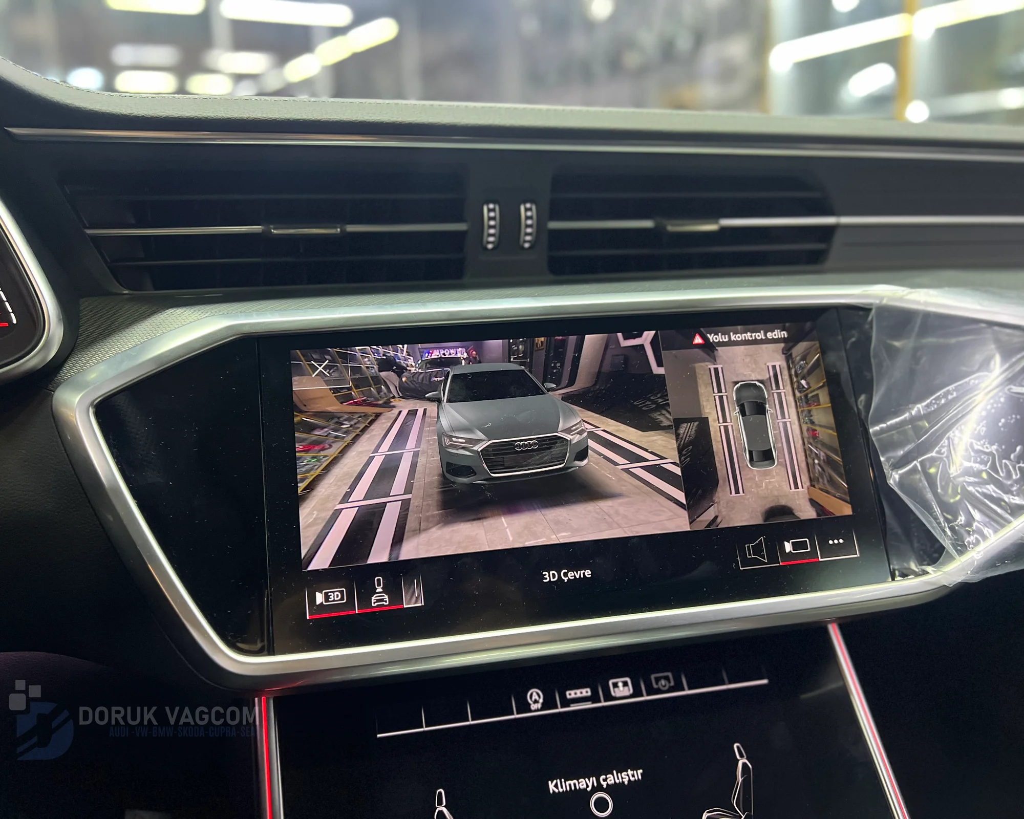 Audi A6 C8 (2018-2026) Audi  A6 360 Kamera Çevre Görüş Kamerası Montajı Navigasyon Multimedya Montajı