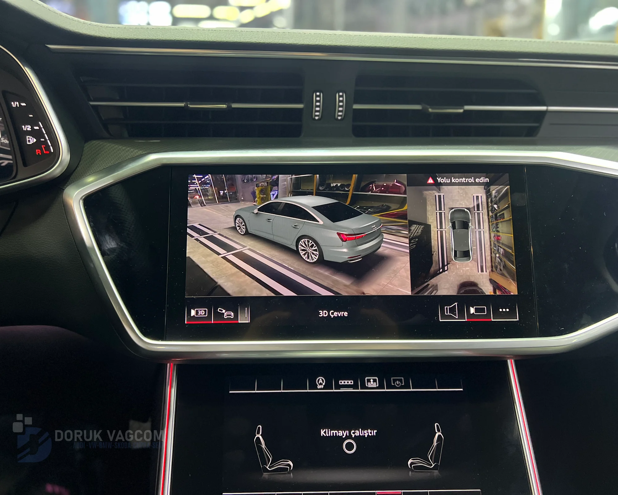 Audi A6 C8 2020 360 ÇEVRE GÖRÜŞ KAMERA MONTAJI Montajı - Detay Görsel 3 -Doruk Vagcom