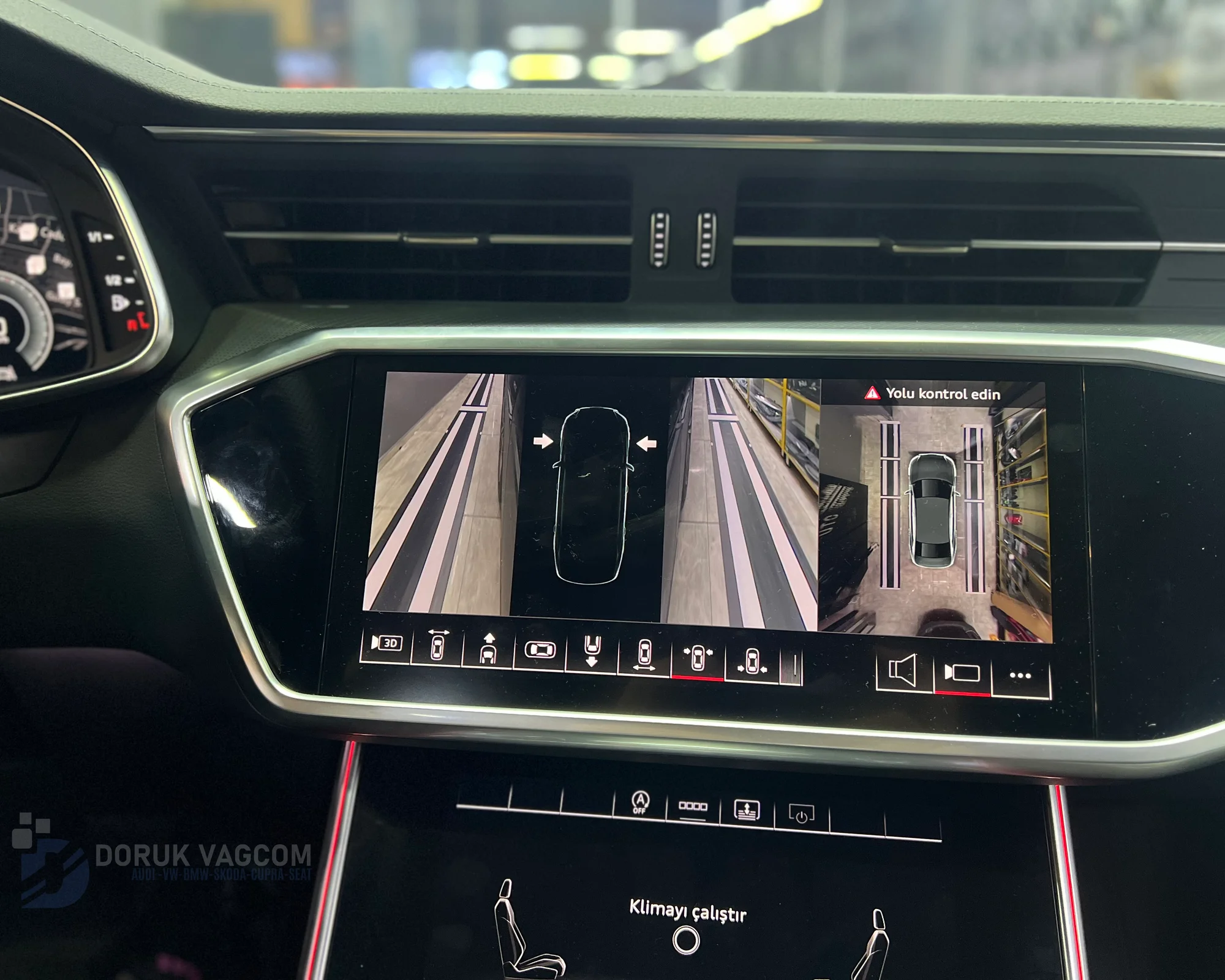 Audi A6 C8 2020 360 ÇEVRE GÖRÜŞ KAMERA MONTAJI Montajı - Detay Görsel 5 -Doruk Vagcom