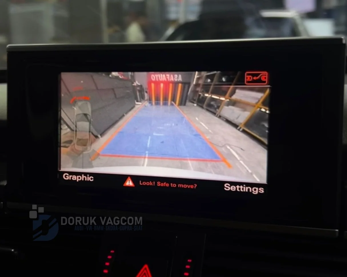 Audi A6 C7 2011-2018 GERİ GÖRÜŞ KAMERASI MONTAJI Montajı - Detay Görsel 1 -Doruk Vagcom