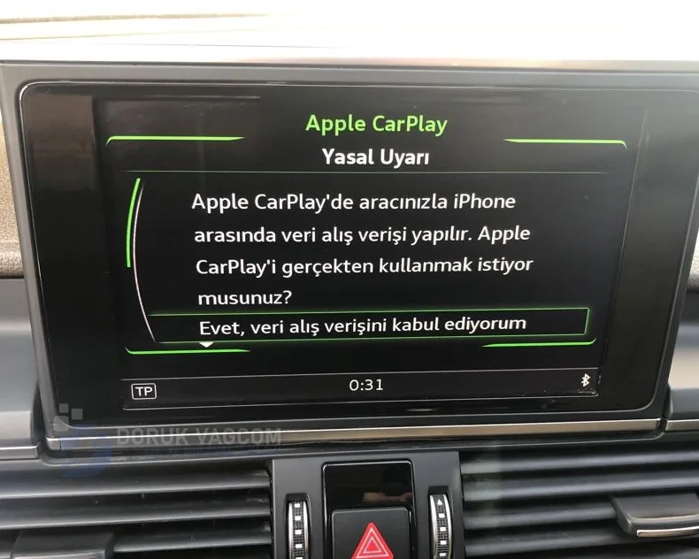 Audi A6 C7 2011-2018 CARPLAY AKTİVASYONU Montajı - Detay Görsel 4 -Doruk Vagcom
