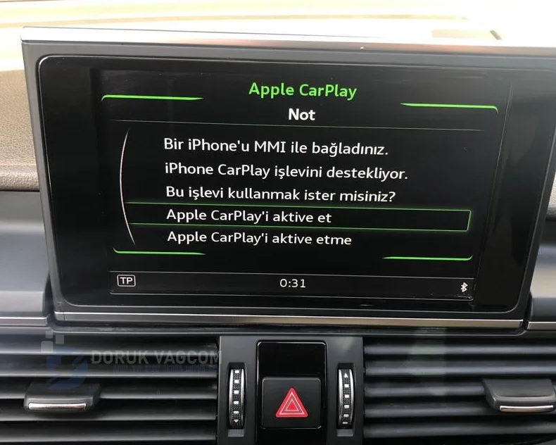 Audi A6 C7 2011-2018 CARPLAY AKTİVASYONU Montajı - Detay Görsel 3 -Doruk Vagcom