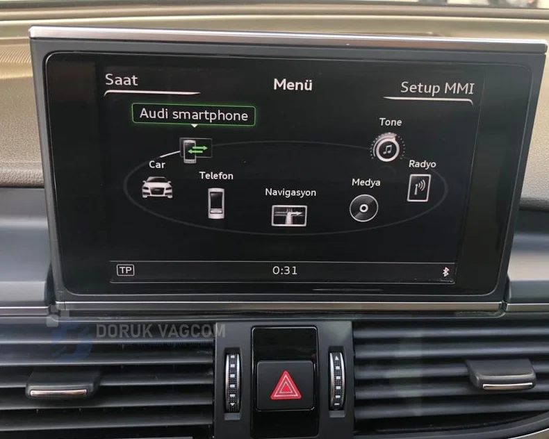 Audi A6 C7 2011-2018 CARPLAY AKTİVASYONU Montajı - Detay Görsel 2 -Doruk Vagcom