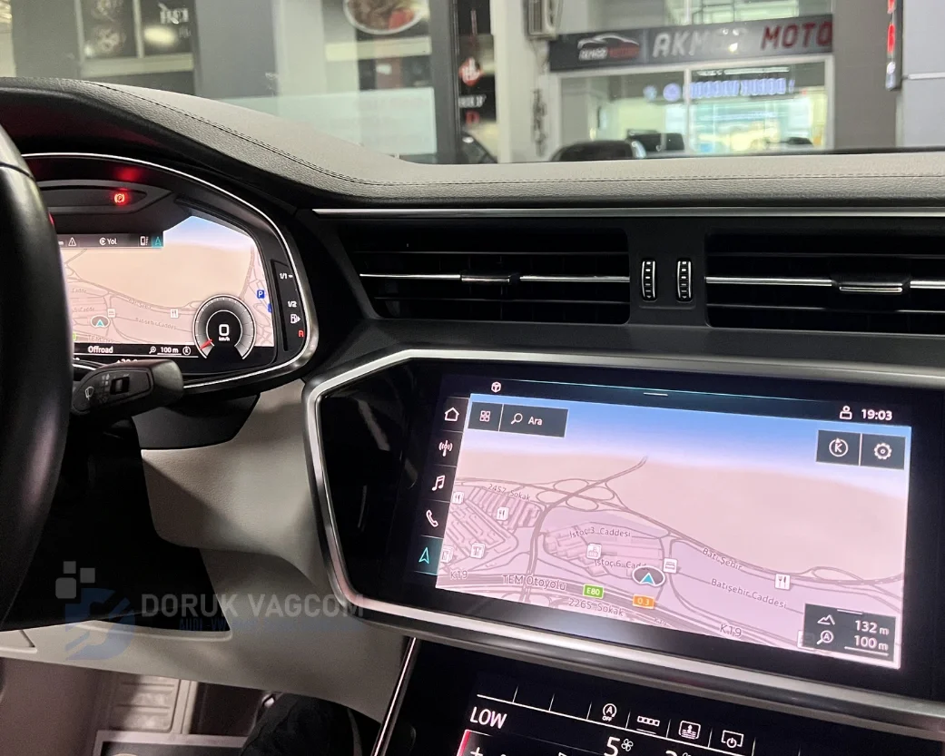 Audi A6 C8 (2018-2026) Audi A6 C8 Orijinal Navigasyon Aktivasyonu ve Harita Güncelleme Navigasyon Multimedya Montajı
