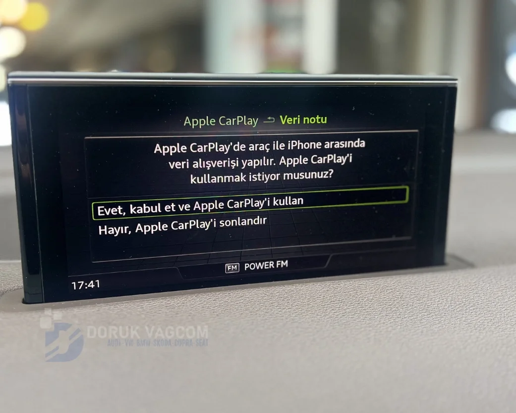 Audi Q7 4M 2015-2026 CARPLAY AKTİVASYONU Montajı - Detay Görsel 5 -Doruk Vagcom