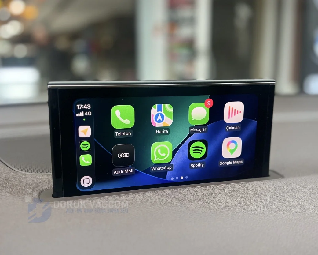 Audi Q7 4M (2015-2026) Audi Q7 4M Orijinal Apple CarPlay Aktivasyonu Navigasyon Multimedya Montajı