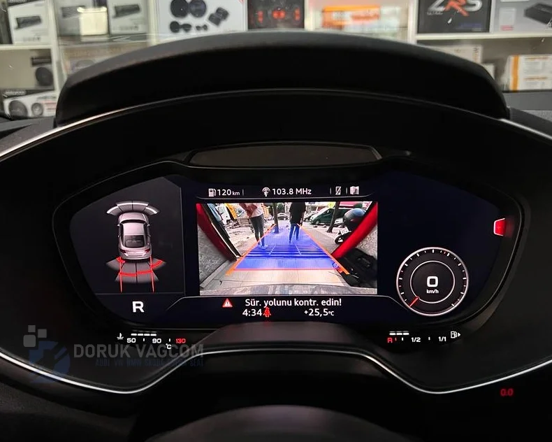 Audi TT 8S 2014 GERİ GÖRÜŞ KAMERASI MONTAJI Montajı - Detay Görsel 1 -Doruk Vagcom