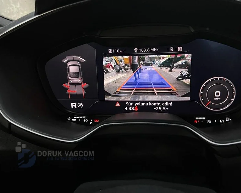Audi TT 8S 2014 GERİ GÖRÜŞ KAMERASI MONTAJI Montajı - Detay Görsel 7 -Doruk Vagcom