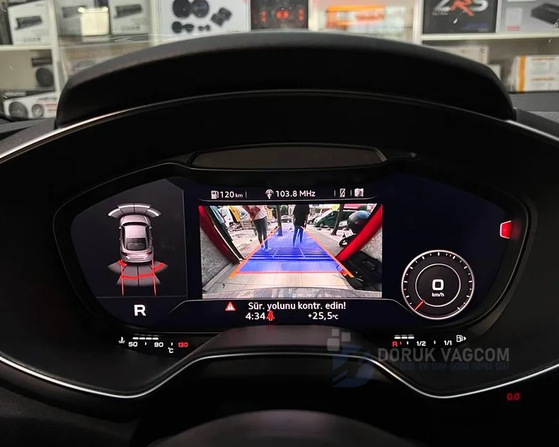 Audi TT 8S 2014 GERİ GÖRÜŞ KAMERASI MONTAJI Montajı - Detay Görsel 6 -Doruk Vagcom