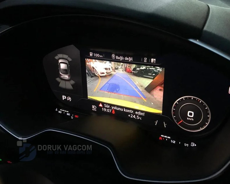 Audi TT 8S 2014 GERİ GÖRÜŞ KAMERASI MONTAJI Montajı - Detay Görsel 4 -Doruk Vagcom