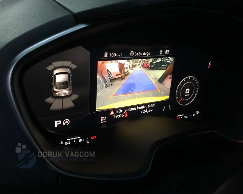Audi TT 8S 2014 GERİ GÖRÜŞ KAMERASI MONTAJI Montajı - Detay Görsel 3 -Doruk Vagcom