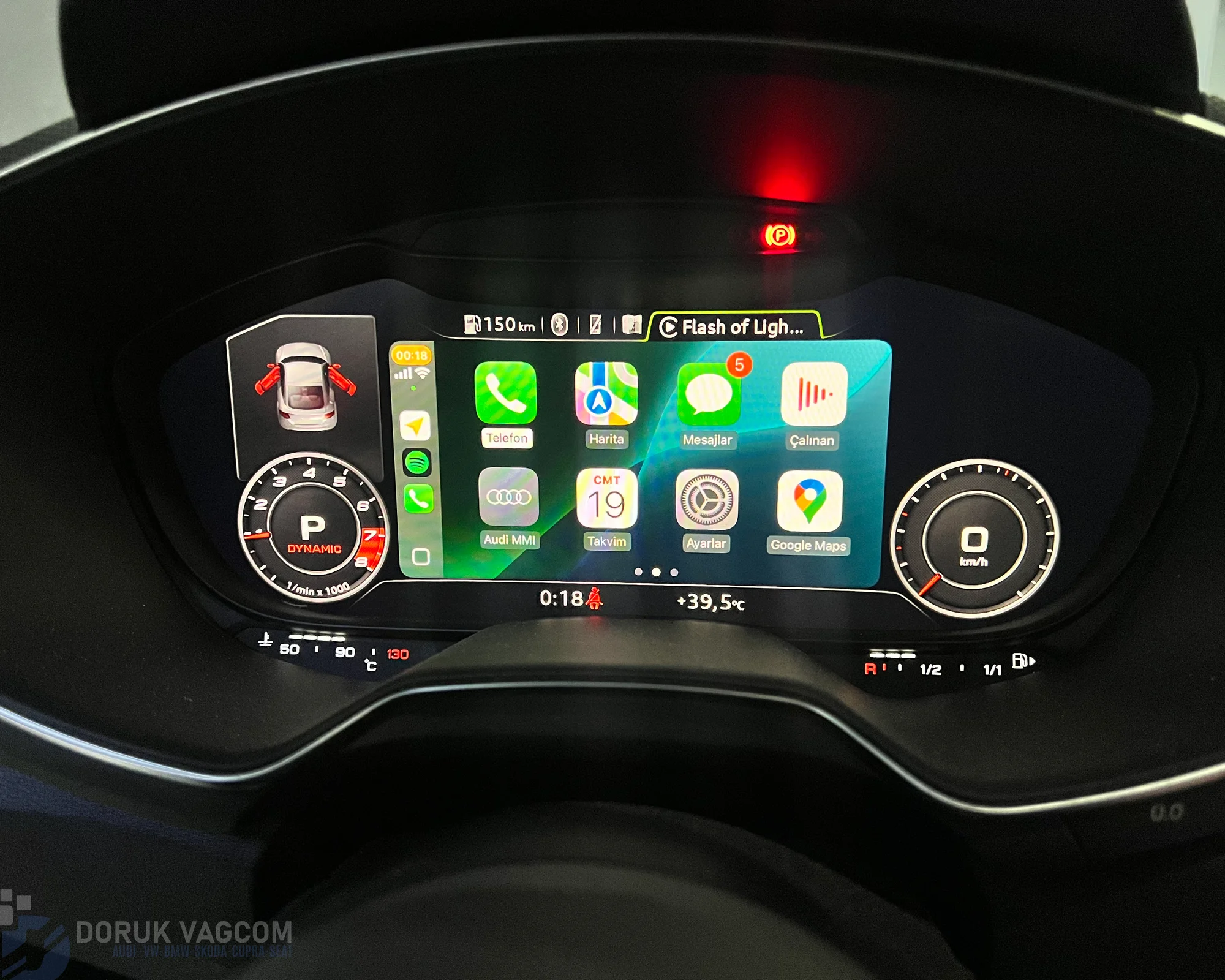 Audi TT 8S (2014-2023) Audi TT (8S) Orijinal Apple CarPlay ve Android Auto Aktivasyonu Navigasyon Multimedya Montajı
