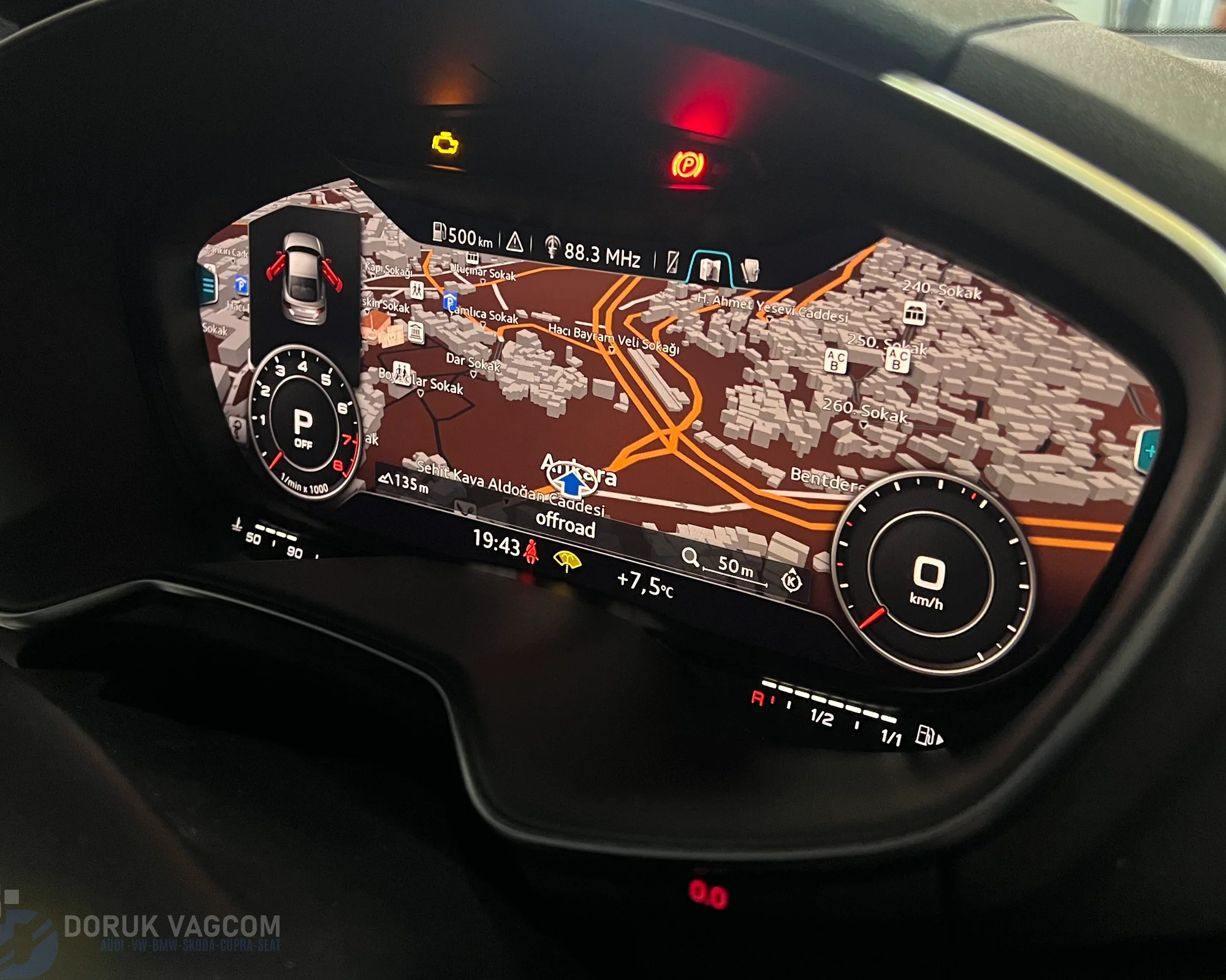 Audi TT 8S (2014-2023) Audi TT (8S) Orijinal Dahili Navigasyon Aktivasyonu ve Harita Güncellemesi Navigasyon Multimedya Montajı
