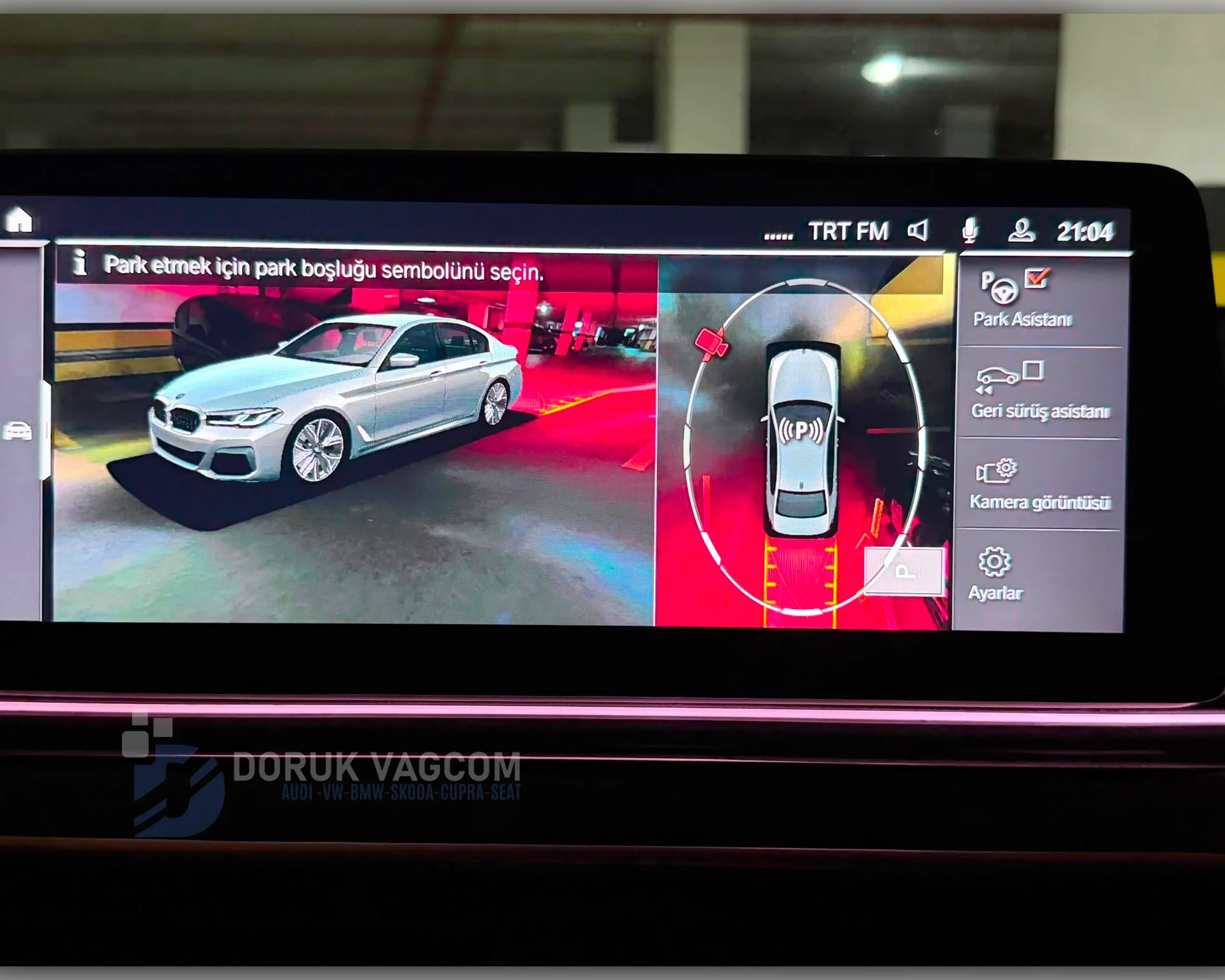 Bmw G20 3-Serisi 2019 360 ÇEVRE GÖRÜŞ KAMERA MONTAJI Montajı - Detay Görsel 3 -Doruk Vagcom