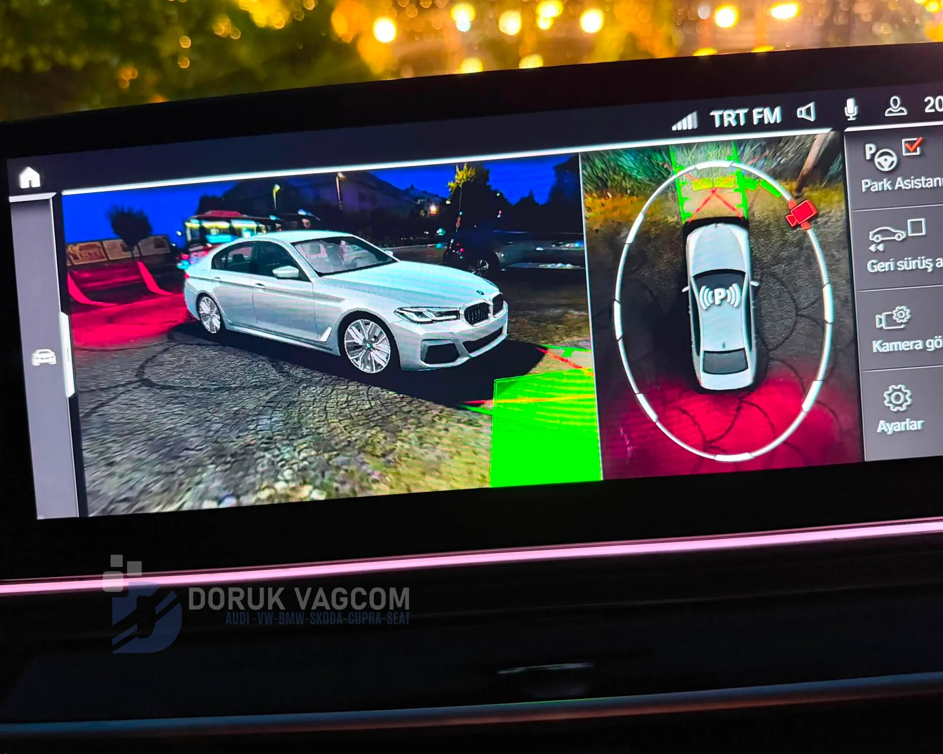 Bmw G20 3-Serisi 2019 360 ÇEVRE GÖRÜŞ KAMERA MONTAJI Montajı - Detay Görsel 6 -Doruk Vagcom