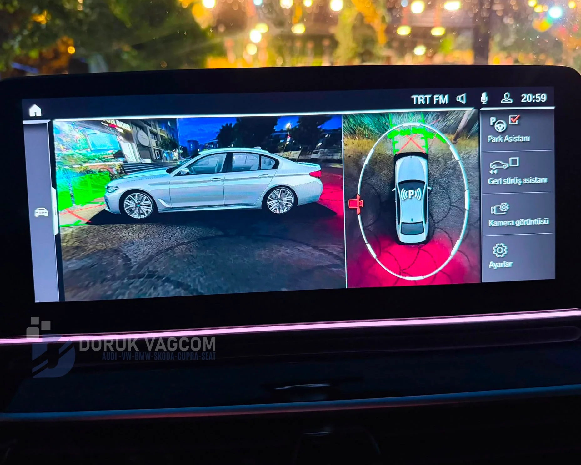 Bmw G20 3-Serisi 2019 360 ÇEVRE GÖRÜŞ KAMERA MONTAJI Montajı - Detay Görsel 5 -Doruk Vagcom