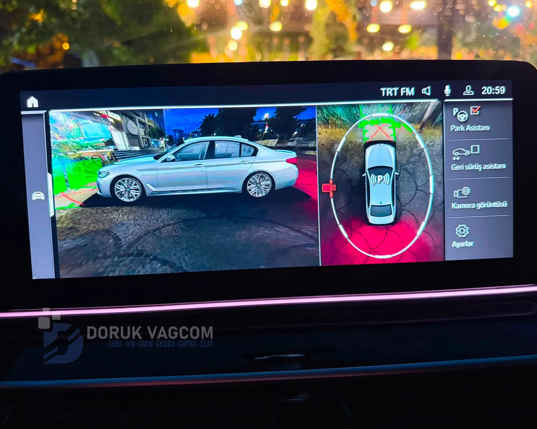 Bmw G30 5-Serisi 2017-2026 360 ÇEVRE GÖRÜŞ KAMERA MONTAJI Montajı - Detay Görsel 2 -Doruk Vagcom