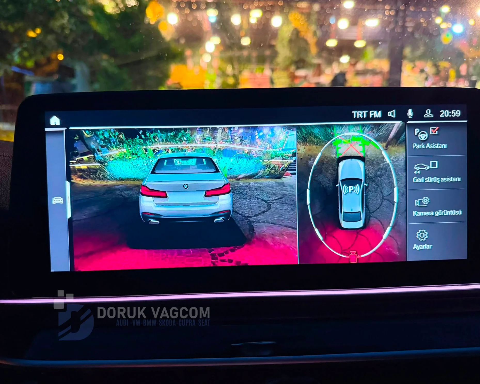 Bmw G30 5-Serisi 2017-2026 360 ÇEVRE GÖRÜŞ KAMERA MONTAJI Montajı - Detay Görsel 5 -Doruk Vagcom
