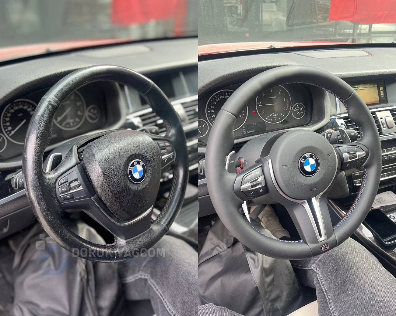 Bmw 3.20 d (2012-2019) BMW F30 (3 Serisi) Orijinal M Sport Direksiyon Retrofit Navigasyon Multimedya Montajı