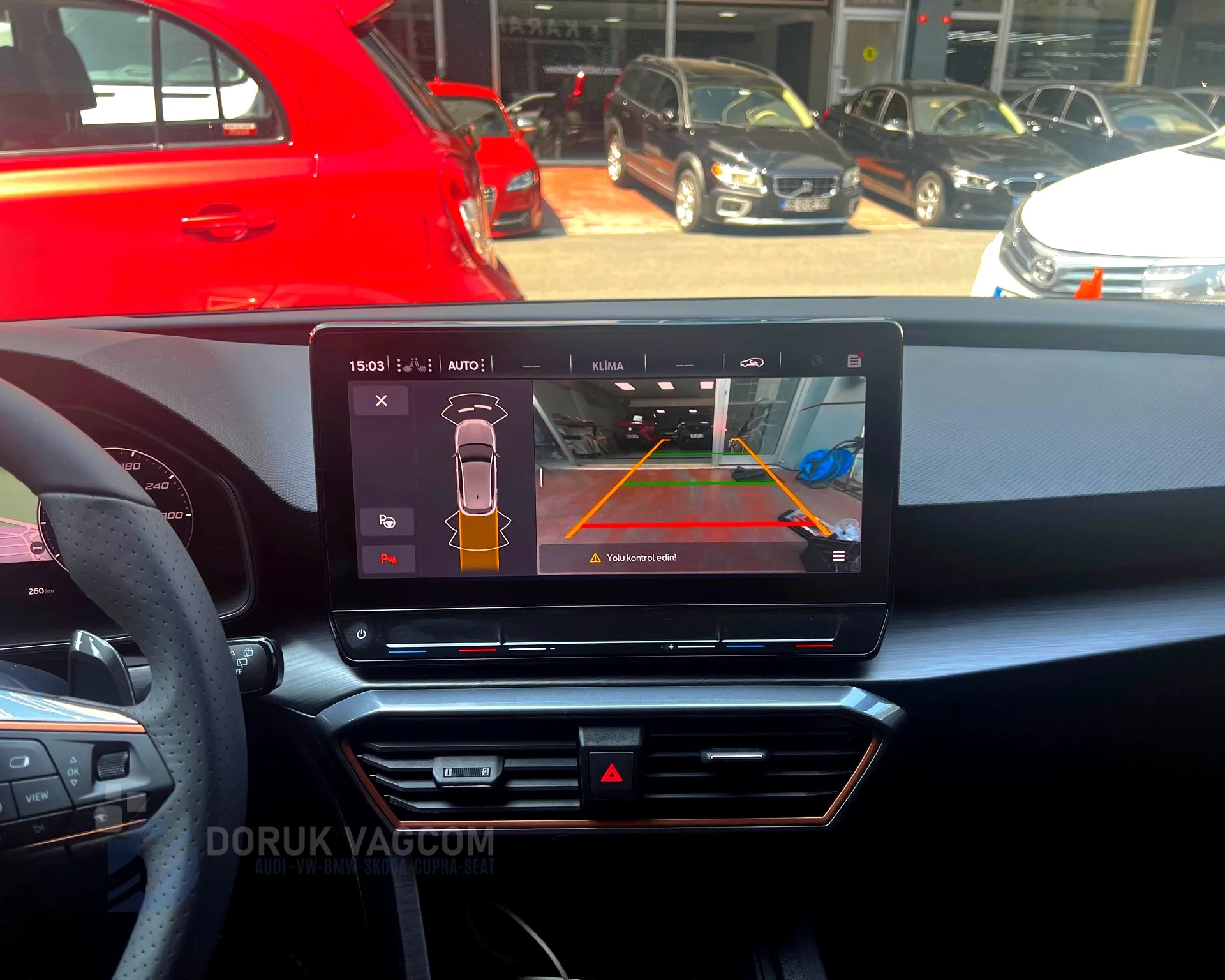 Cupra Leon KL (2020-2026) CUPRA Leon KL Geri Görüş Kamerası Montajı Navigasyon Multimedya Montajı