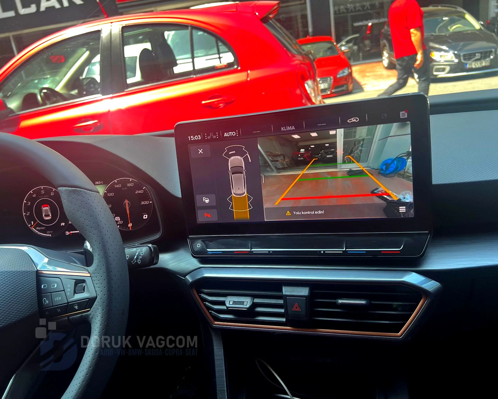 Cupra Leon KL 2020-2026 GERİ GÖRÜŞ KAMERASI MONTAJI Montajı - Detay Görsel 2 -Doruk Vagcom