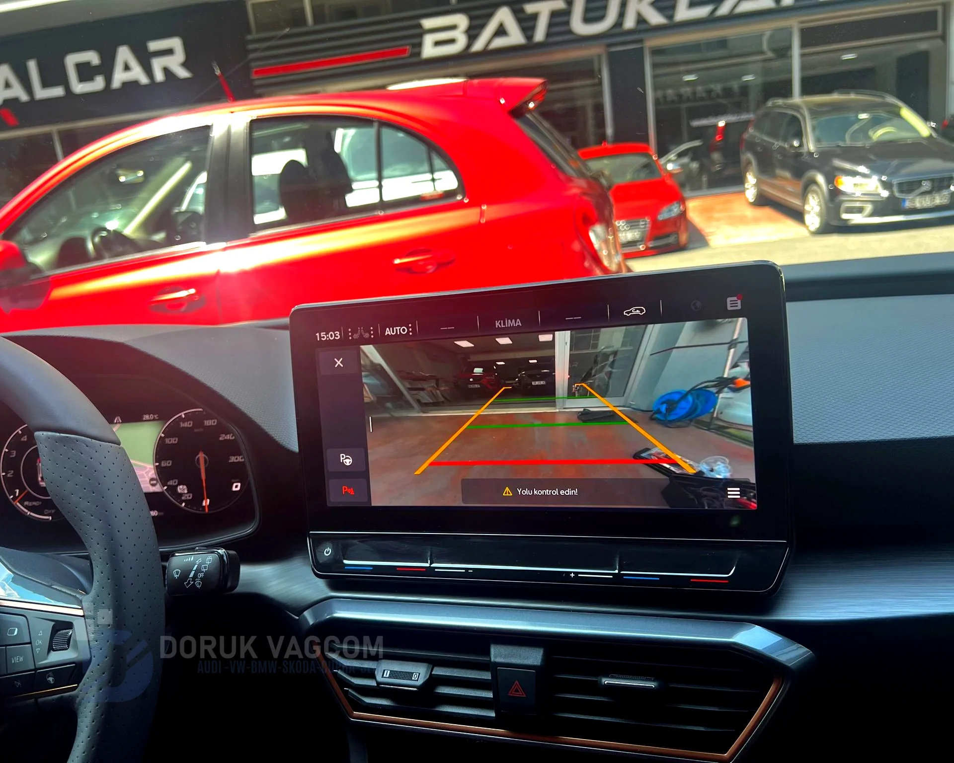 Cupra Leon KL 2020-2026 GERİ GÖRÜŞ KAMERASI MONTAJI Montajı - Detay Görsel 4 -Doruk Vagcom