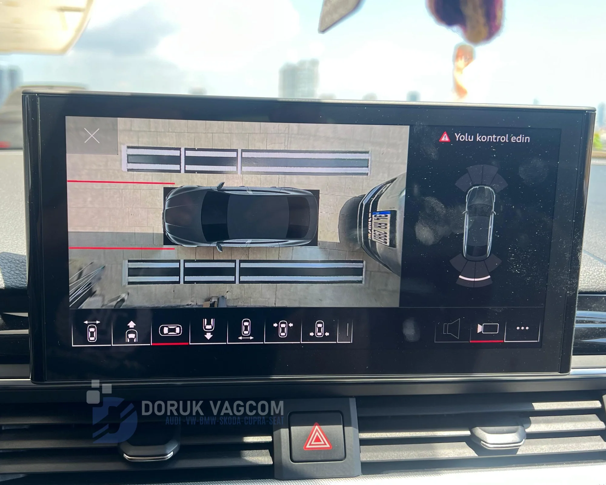 Audi A5 F5 2016 360 ÇEVRE GÖRÜŞ KAMERA MONTAJI Montajı - Detay Görsel 8 -Doruk Vagcom
