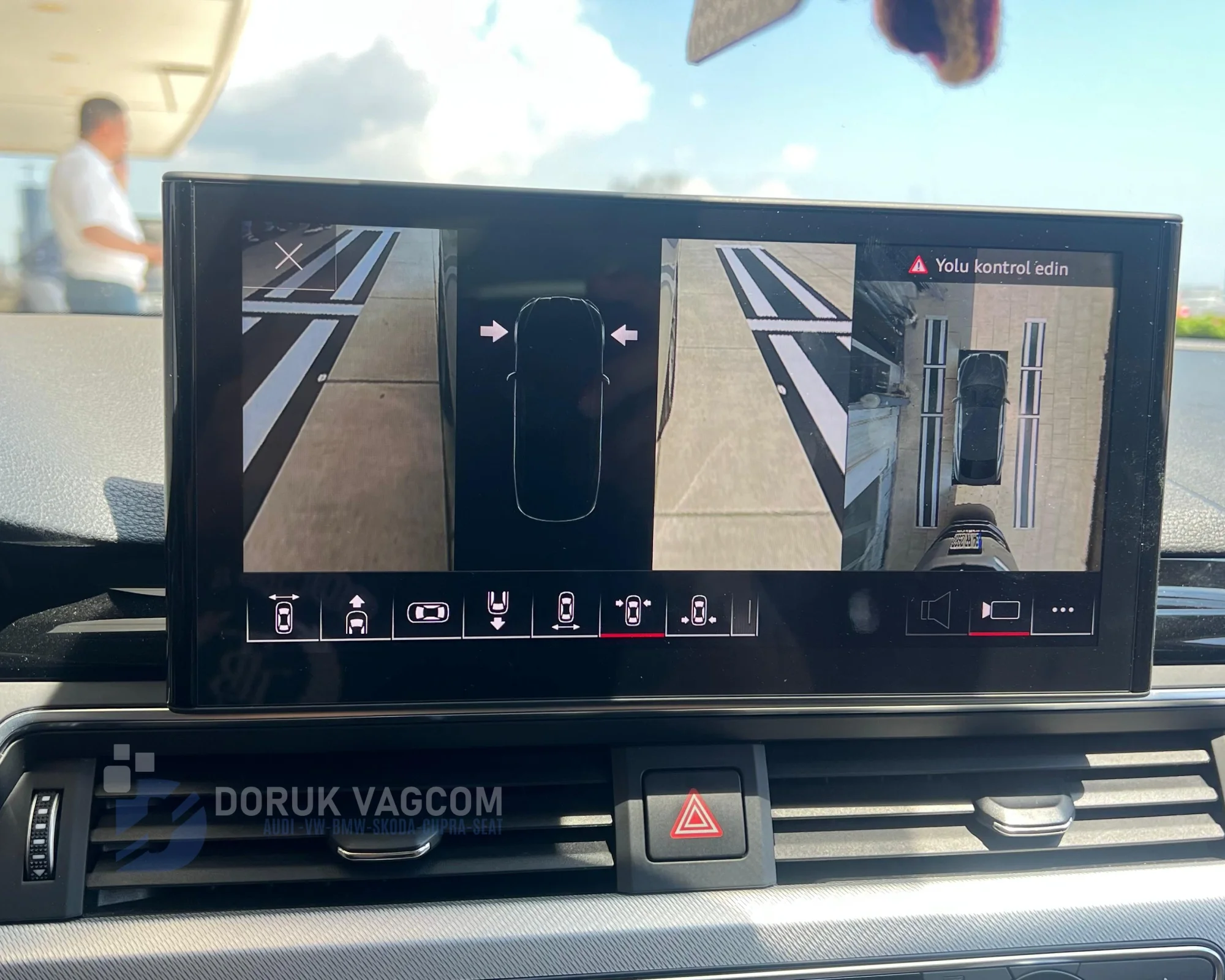 Audi A5 F5 (2016-2024) Audi A5 Orijinal 360 Derece Çevre Görüş Kamerası (Area View) Montajı Navigasyon Multimedya Montajı
