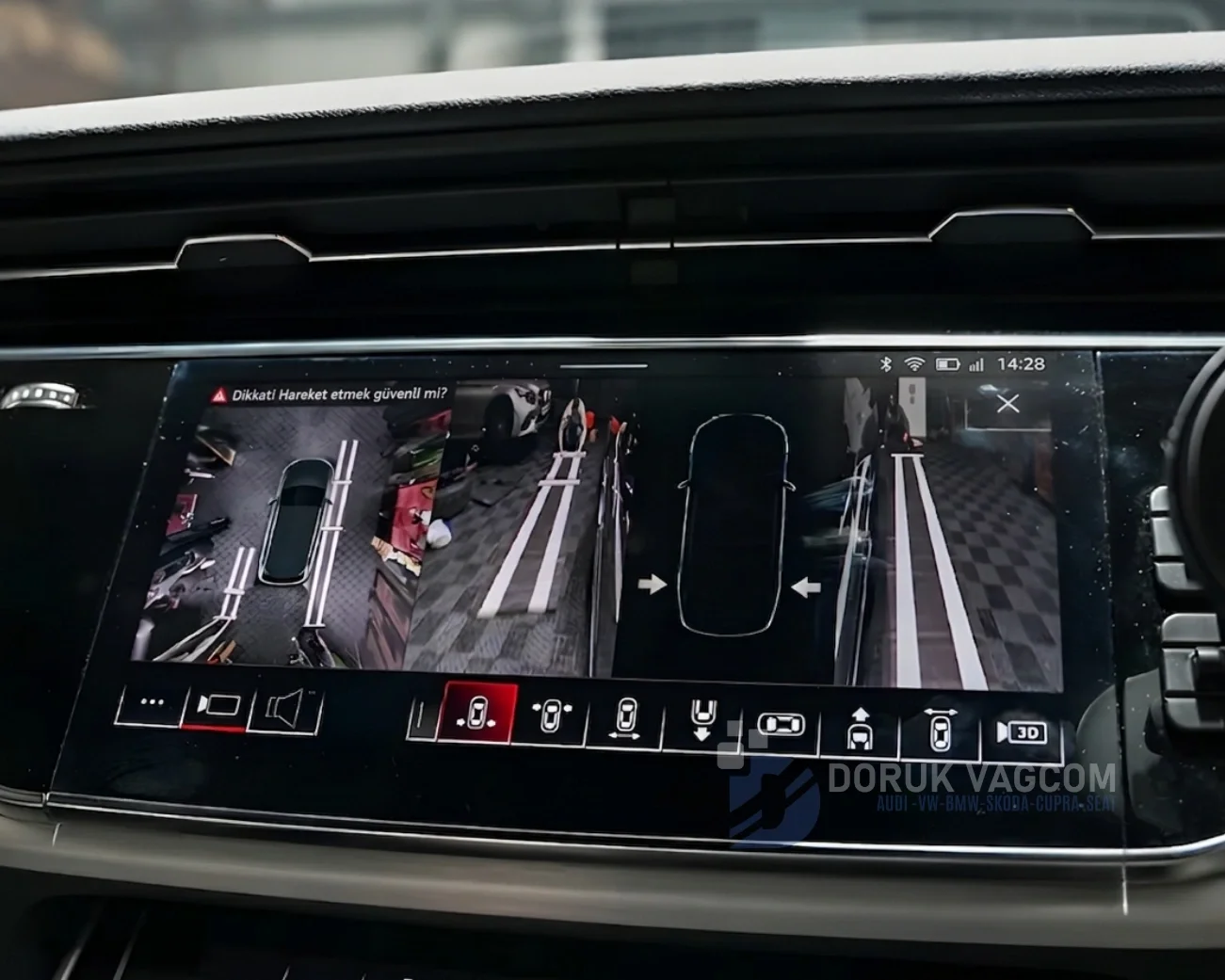 Audi Q7 4M 2015-2026 360 ÇEVRE GÖRÜŞ KAMERA MONTAJI Montajı - Detay Görsel 3 -Doruk Vagcom