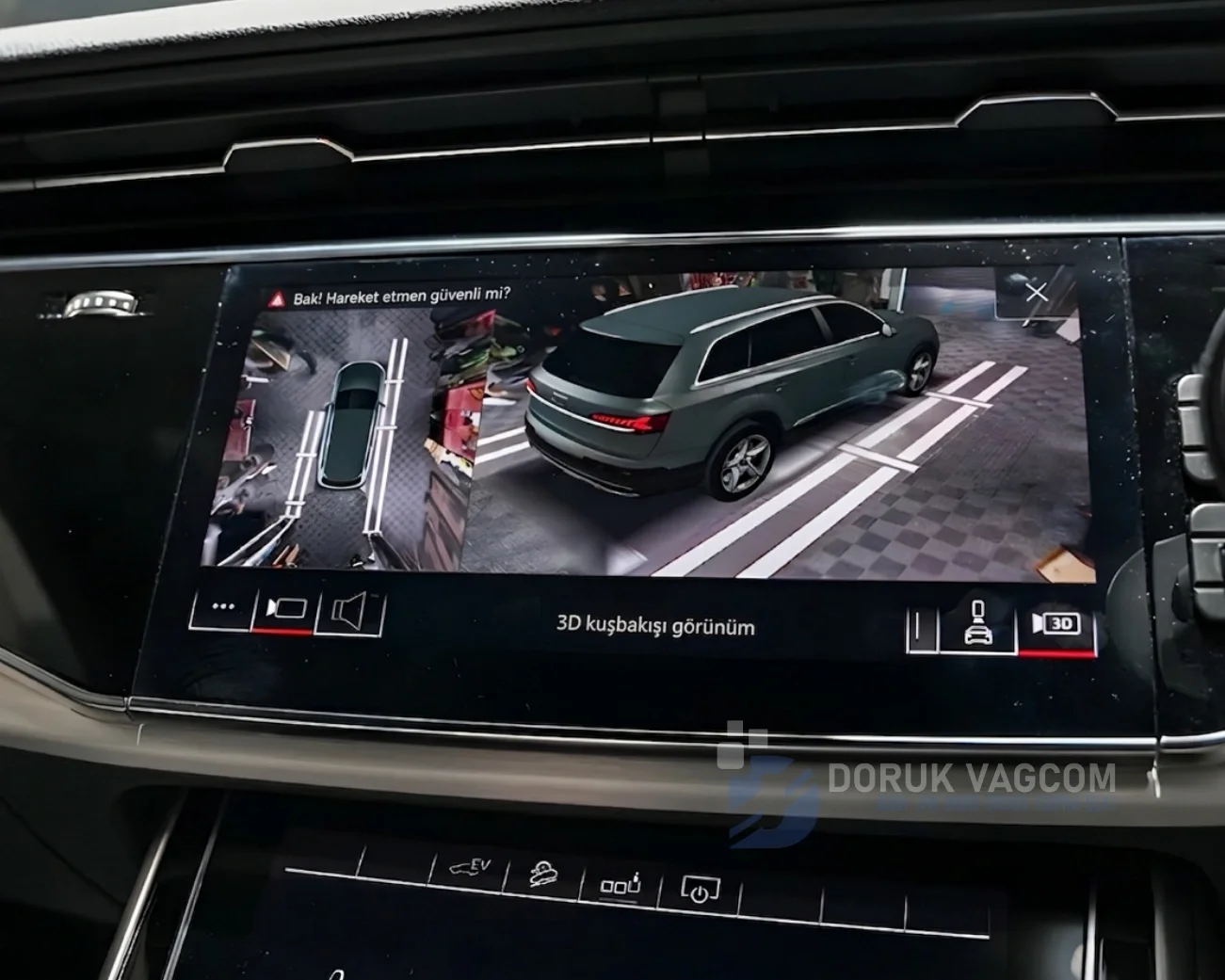 Audi Q7 4M 2015-2026 360 ÇEVRE GÖRÜŞ KAMERA MONTAJI Montajı - Detay Görsel 5 -Doruk Vagcom