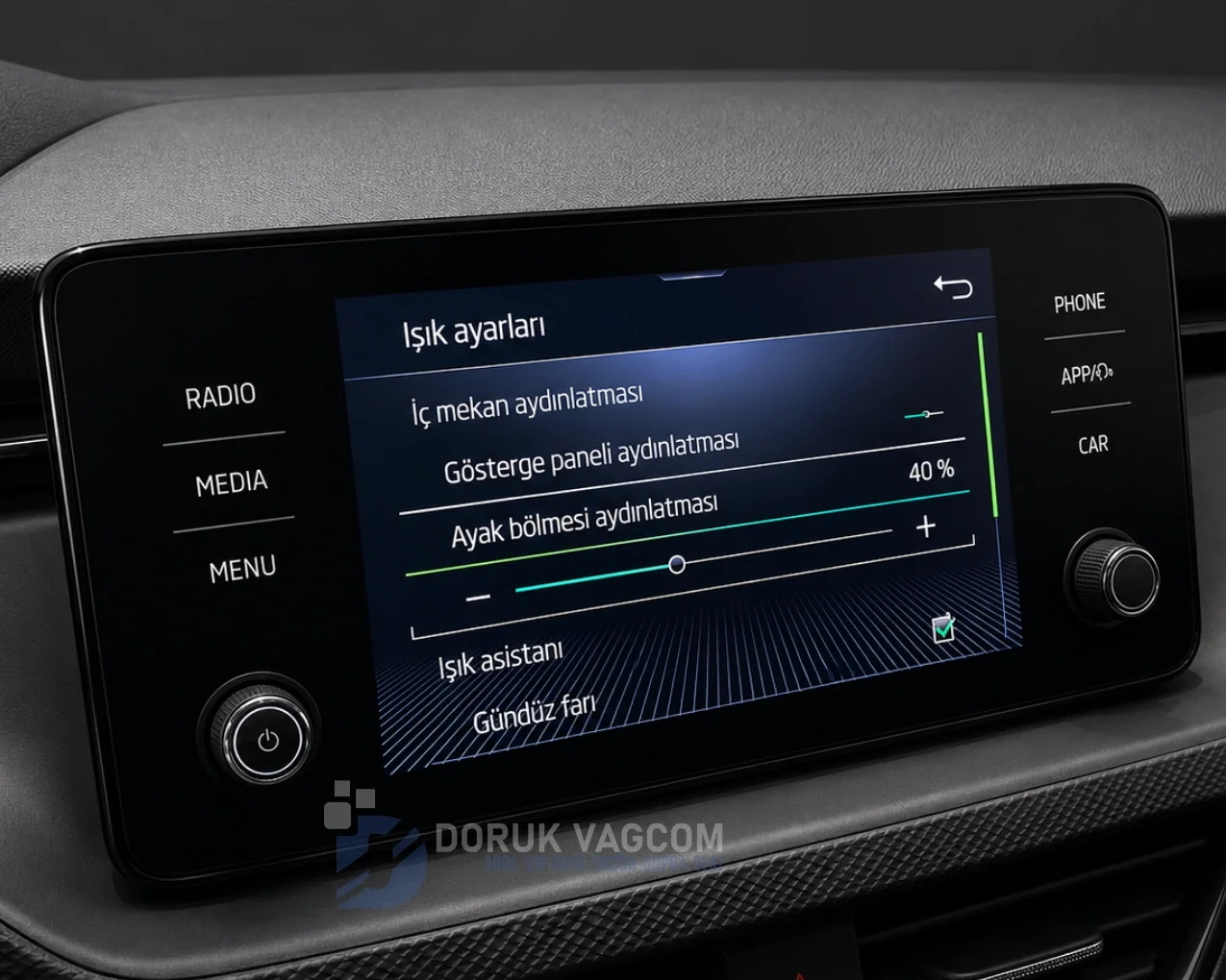 Skoda Scala NW4 2023 AKSESUAR Montajı - Detay Görsel 4 -Doruk Vagcom