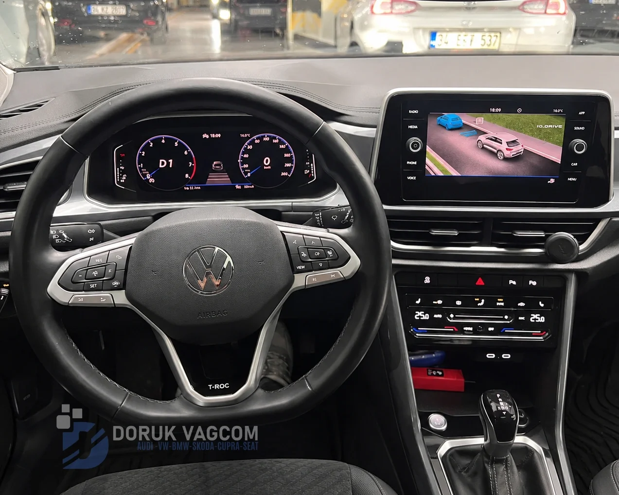 Volkswagen T-Roc A11 (2017-2026) VW T-Roc (A11) Orijinal ACC – Adaptif Hız Sabitleyici Radar Sistemi Montajı Navigasyon Multimedya Montajı