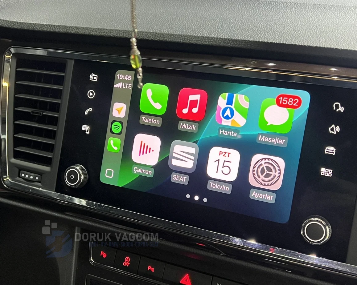 Seat Ateca KH (2016-2026) Seat Ateca KH Orijinal Full Link & Apple CarPlay Aktivasyonu Navigasyon Multimedya Montajı