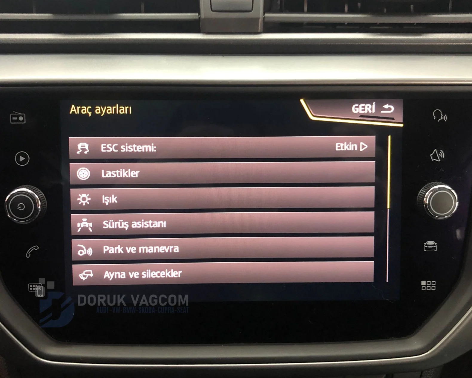 Seat Ibiza 6F 2017-2026 PARK SENSÖRÜ MONTAJI Montajı - Detay Görsel 10 -Doruk Vagcom